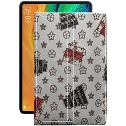 Чехол StatusCASE из экокожи для планшета Huawei MatePad Pro 10.8 Луи-Витон-белый