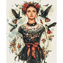 Картина по номерам "Украинский дух" Brushme BS54334, 40х50 см