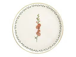 Тортівниця Alba ceramics Flower, на ніжці, з кришкою, 30 см, біла (769-038) - мініатюра 3
