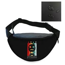 Сумка-бананка чоловіча/жіноча спортивна 32×16 см з розширювачем поясна сумка або сумка через плече (3757)