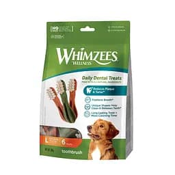 Ласощі Whimzees Toothbrush у формі зубної щітки для собак L 6 шт.