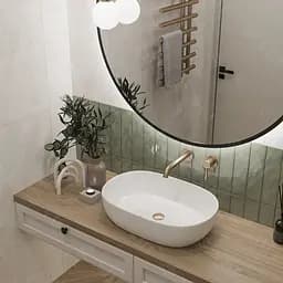 Умивальник VBI Modena white накладний VBI-012000, Білий