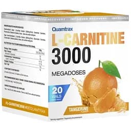 Жиросжигатель Quamtrax L-Carnitine 3000 мандарин 20 шотов