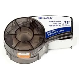 Стрічка для принтера етикеток Brady M21-750-595-YL, vinyl, 19.05mm/6.4m. Black on Yellow (M21-750-595-YL)