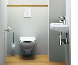 Інсталяція для унітаза Grohe Rapid SL 38722001 + овальна кнопка Skate Air біла 30412 - мініатюра 6