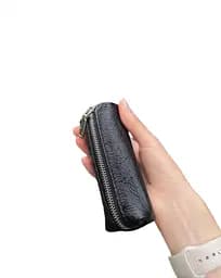 Ключниця з натуральної шкіри 5170 ST Leather чорна 75 мм