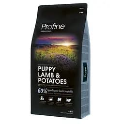 Сухий корм для цуценят всіх порід Profine Puppy Lamb, з ягням, 15 кг