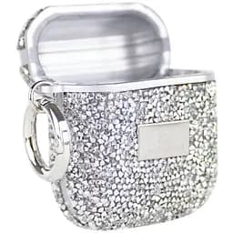 TPU чохол Bling World Rock Diamond для навушників AirPods 1/2 Срібний - мініатюра 4