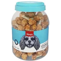 Wanpy Chicken Jerky & Rice Dumbells ванпи кость-гантель с курицей И рисом лакомство для собак 1кг