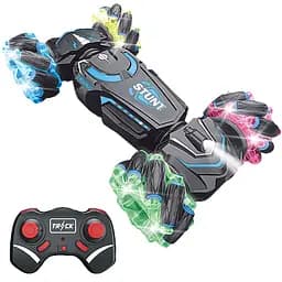 Машинка-перевертень Stunt Car на радіокеруванні, рух боком, обертається на місці, музика, світиться