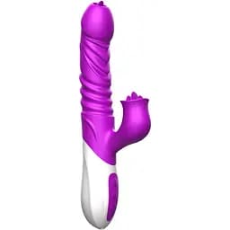 Вібратор-кролик Boss Series Foxshow 24 см фіолетовий