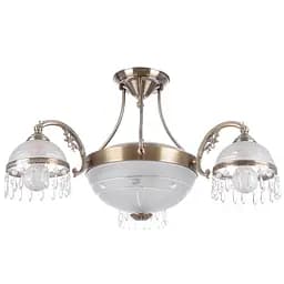 Люстра стельова Brille класична E14 60W BZ (BKL-459C/5)