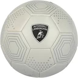 Футбольний м'яч Lamborghini розмір 5 сріблястий (45884)