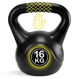 Гиря вінілова Cornix 16 кг XR-0432 Black - мініатюра 3