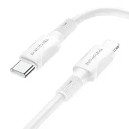 Дата кабель Borofone BX80 Succeed Type-C to Lightning 20W (1m) White - мініатюра 2