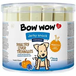 Лакомство для собак Bow wow палочки с печенью птицы 45 шт.