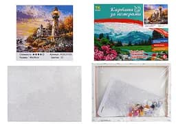 Набір для розпису по номерах Маяк, TK Group, 30x40 см, 31333