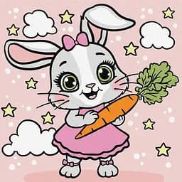 Картина по номерам "Морковка" ©art_selena_ua Идейка KHO6281, 25х25 см