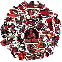 Стікерпак GeekLand Deadpool 45 штук (SP DP 01)