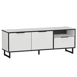 Тумба под телевизор Moreli Forte F-0007 в стиле Loft 1400х505х400 мм Белый