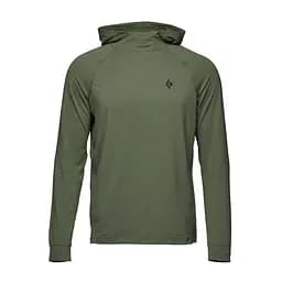 Худі чоловіче Black Diamond M LS Alpenglow Hoody S Оливковий - мініатюра 3