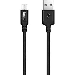 Кабель Hoco X14 Times speed Micro charging cable L-1 м Чорний