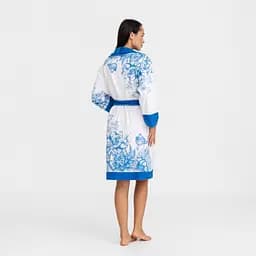Халат жіночий з плюшевого велюру ексклюзивний Mirami 18295 L-XL - мініатюра 3