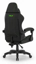 Комп'ютерне крісло Hell's HC-1014 Black-Green тканина - мініатюра 3