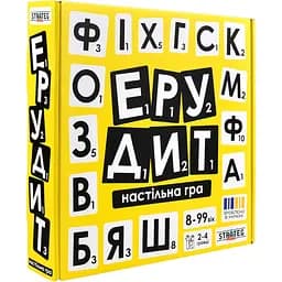Настільна гра Strateg Ерудит українською мовою (30619)