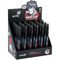 Набор ручек Kite EasyStart Tokyo 24 шт. шариковая синяя (K26-099-1)