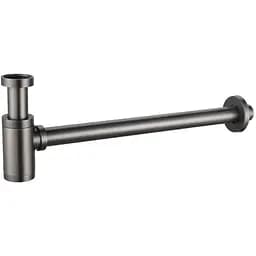 Сифон для умивальника Imex PVD графіт SCL002/BGM, Графит