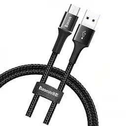 Кабель Baseus microUSB USB 3 A 1 м Black CAMGH-B01