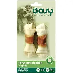 Лакомство для взрослых собак средних пород Oasy Chewy Bone М курица 2 шт. 56 г