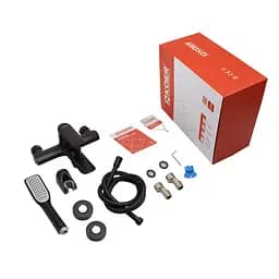 Змішувач для ванни з коротким зливом Koer KB-40028-05 KR5306 Чорний матовий - мініатюра 5