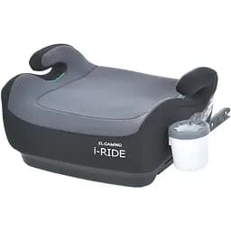 Автокрісло-бустер El Camino ME 1147 i-RIDE Stone Black з підсклянником