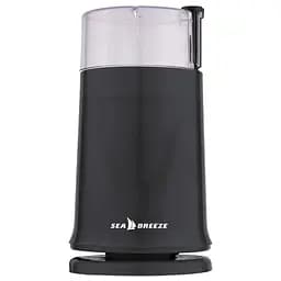 Кофемолка Sea Breeze SB-082 машинка для помола кофе маленькая 60 г нержавеющая сталь 200 Вт Черный