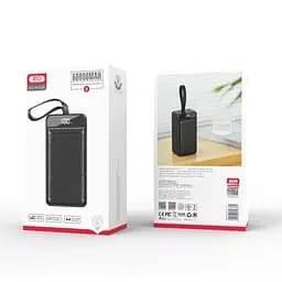 Універсальна мобільна батарея XO PR159 Fast-charging with light PD20W/QC22.5W 60 000 mAh Чорний - мініатюра 4