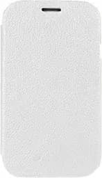 Чехол-флип Melkco Leather case для Samsung S7562 Galaxy S Duos white