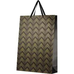 Пакет подарунковий JC1210252 Чорно-золотий