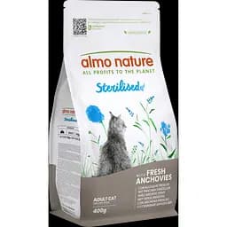 Сухий корм для стерилізованих котів Almo Nature Holistic Cat зі свіжим анчоусом 400 г