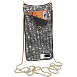 Чохол Becover Glitter Wallet для Apple iPhone 6 Plus/6s Plus/7 Plus/8 Plus Silver (703612)