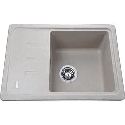 Гранітна мийка Globus Lux Mono мигдаль 620х435мм-А0008