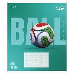 Набір зошитів Yes Ball А5 18 аркушів у клітинку 25 шт. (768679) - мініатюра 6