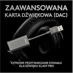 Ігрові навушники Logitech G Pro X Wireless LIGHTSPEED гарнітура для ПК чорна (981-000907) - мініатюра 5