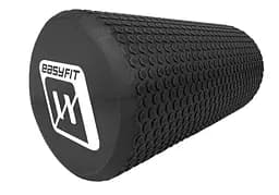 Массажный ролик EasyFit Foam Roller 30 см Черный (EF-2024-BK)