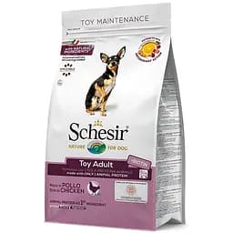 Сухий корм Schesir Dog Toy Adult 2 кг шезир курица монопротеїновий міні порід