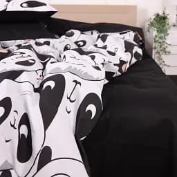 Простиня MirSon Ranforce Elite 17-4850 Panda 220x240 см (2200009584930)