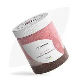 Скраб-жвачка для тела Малиново-клубничный пирог Dushka 330 г