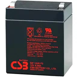 Аккумуляторная батарея CSB GP1245F2, 12V 4.5Ah (90х70х100(108)) Q10