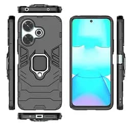 Чохол бампер Primolux Ring Armor для Xiaomi Redmi 13 4G Black - мініатюра 3